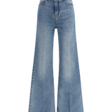 Flared Jeans in denim