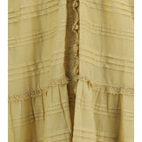 Paule long ruffled Dress