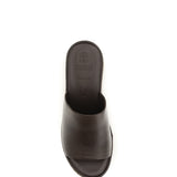 Leather wedge Sandals
