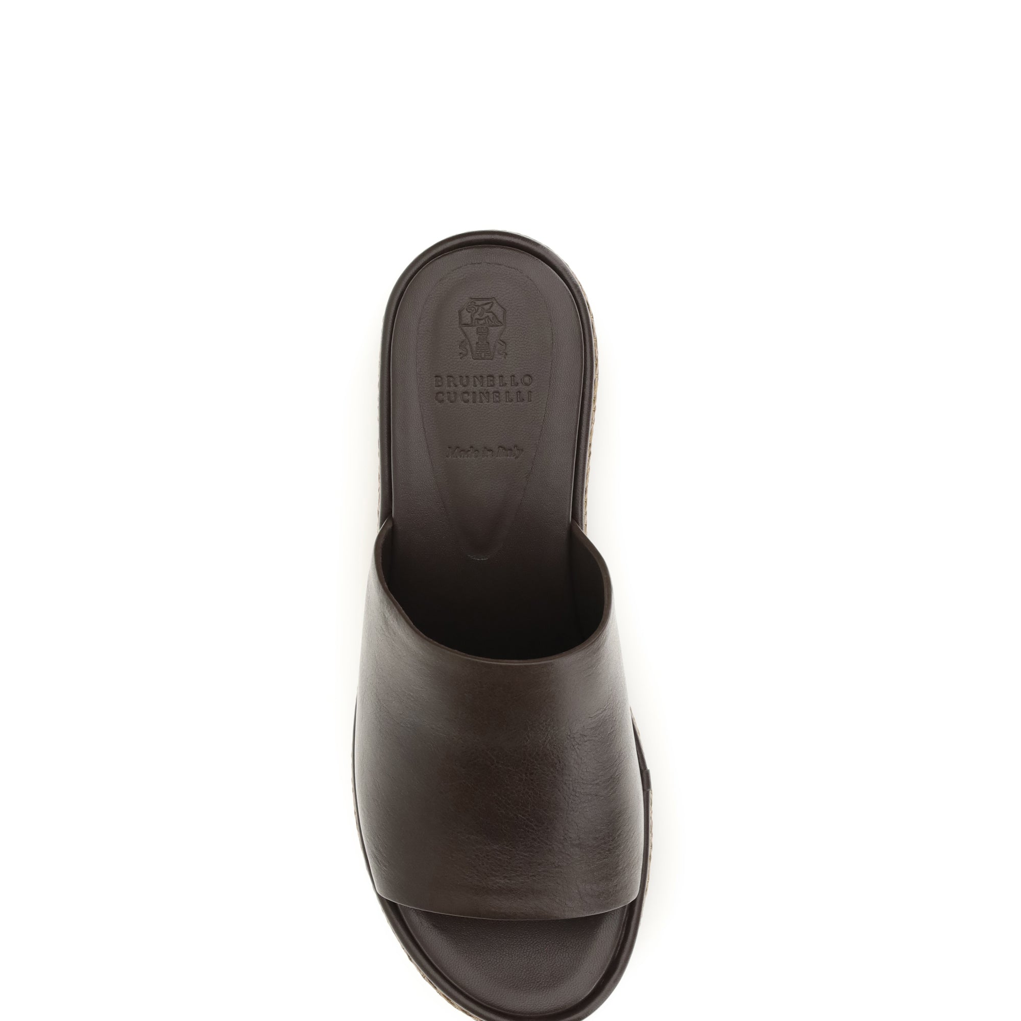 Leather wedge Sandals