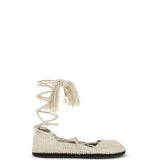 The Sound Of The Sea lace-up Ballerinas