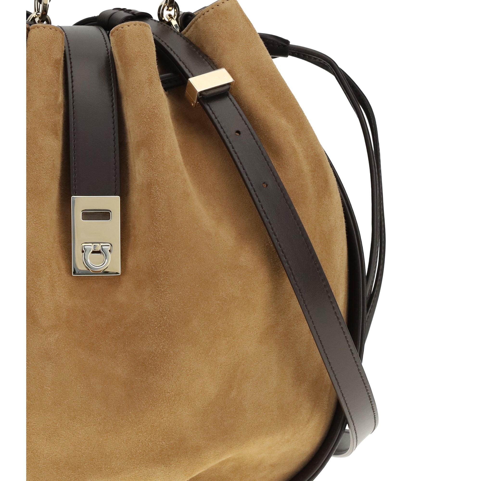 Hug Buckle Bucket Bag