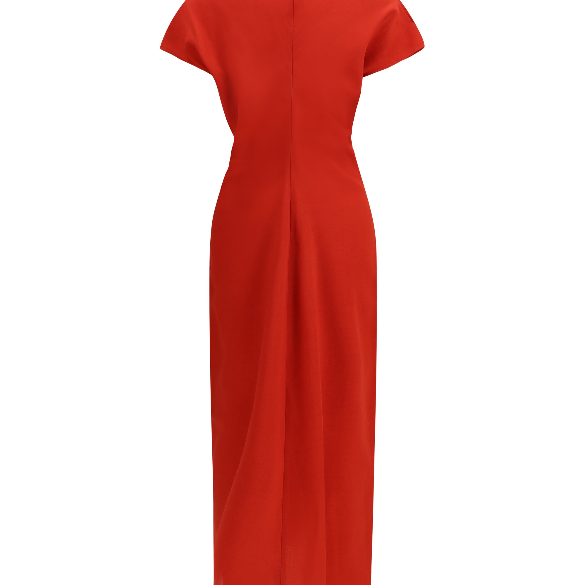 Slouch waist wool Dress
