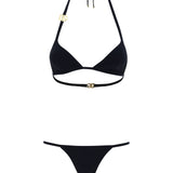 Triangle Bikini with gold plaque