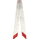 Twill Little Stars Starry Scarf in silk