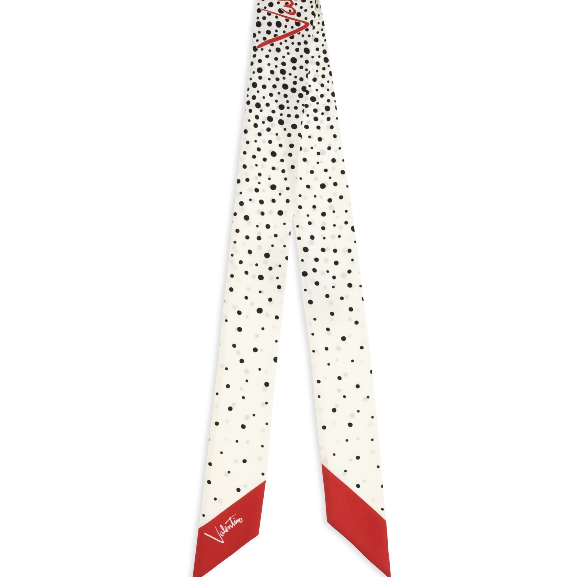 Twill Little Stars Starry Scarf in silk