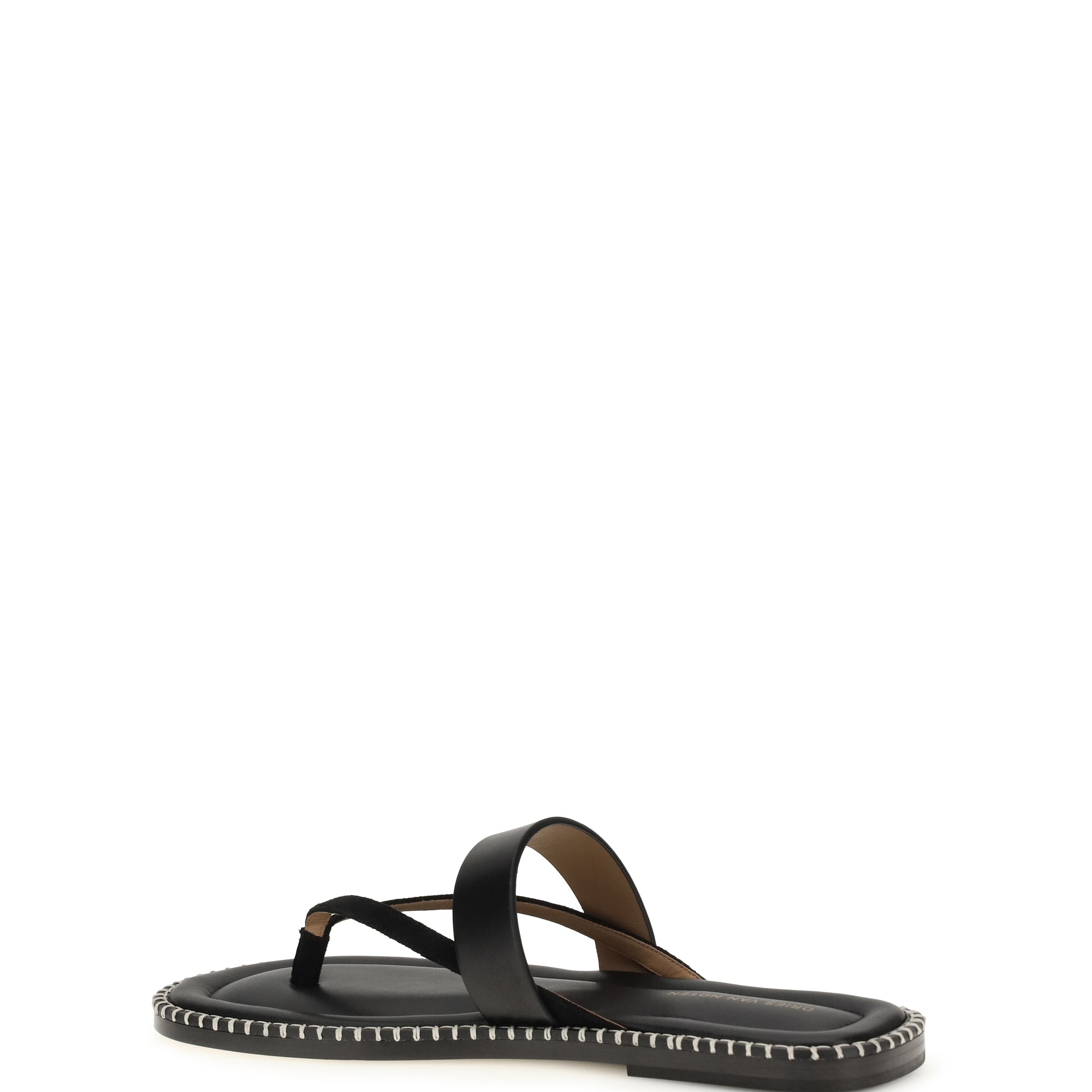 Slip-on leather Sandals with sequins
