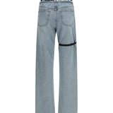 High-waisted Jeans with elastic