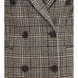 Double-breasted Jacket in alpaca and wool blend