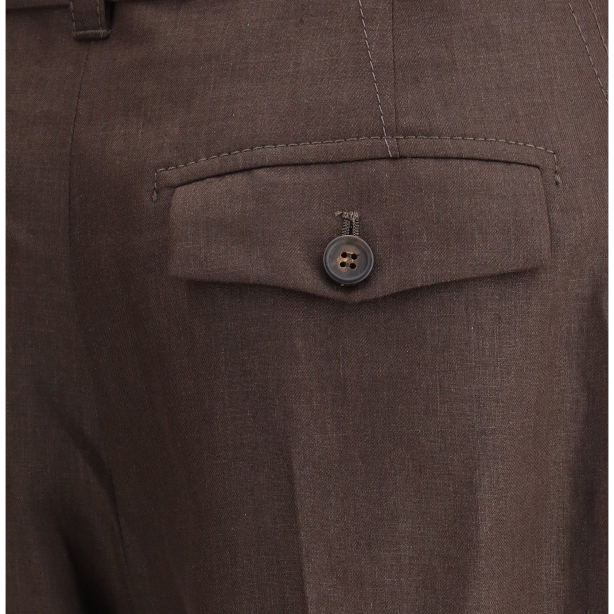 Belted linen Pants