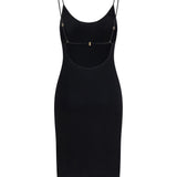 Cassandre open-back ribbed-knit Dress