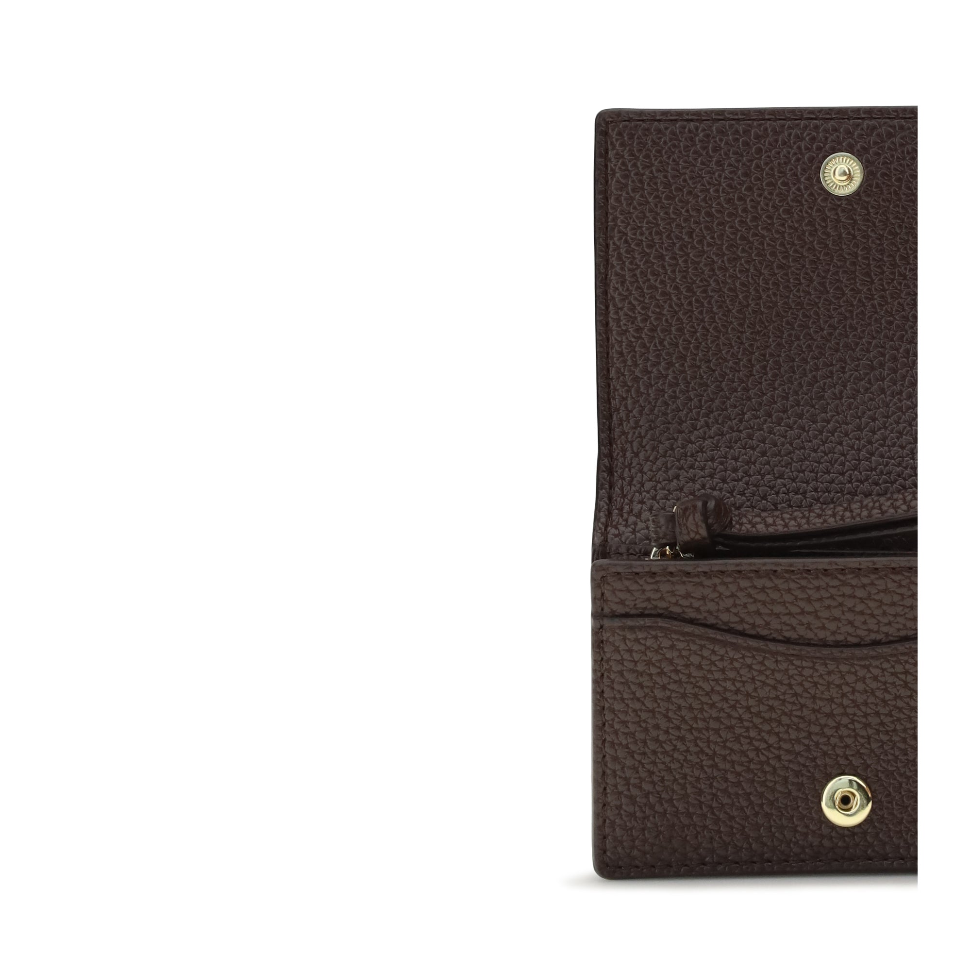 Flap Card Holder in grained leather