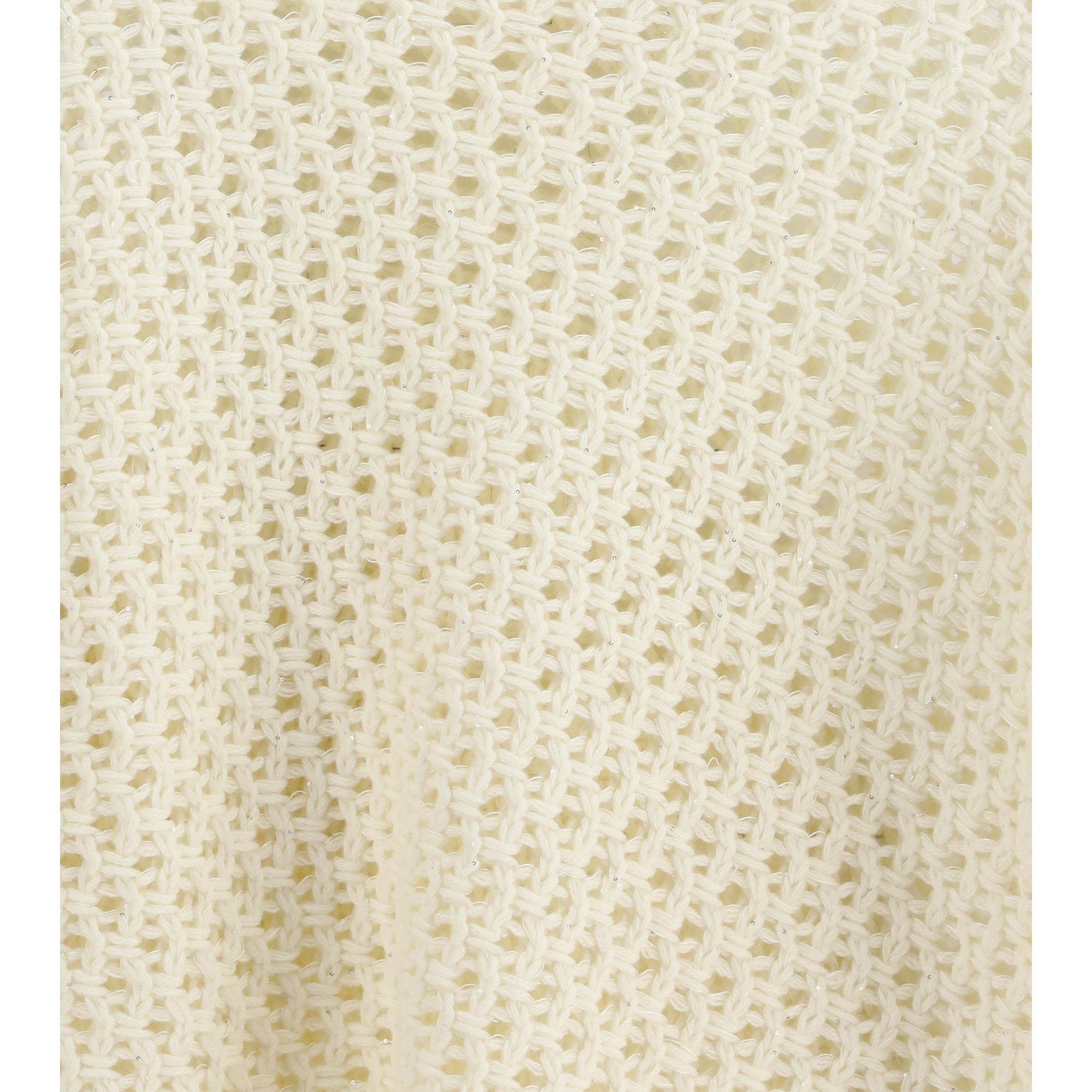 Jumper crafted from Platinum yarn with micro sequins