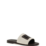 Canvas slide Sandals