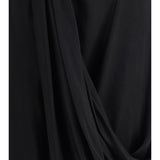 Asymmetric midi Skirt in cupro