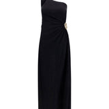 Lumière one-shoulder Dress with spiral detail