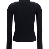 Ribbed knit Polo Shirt