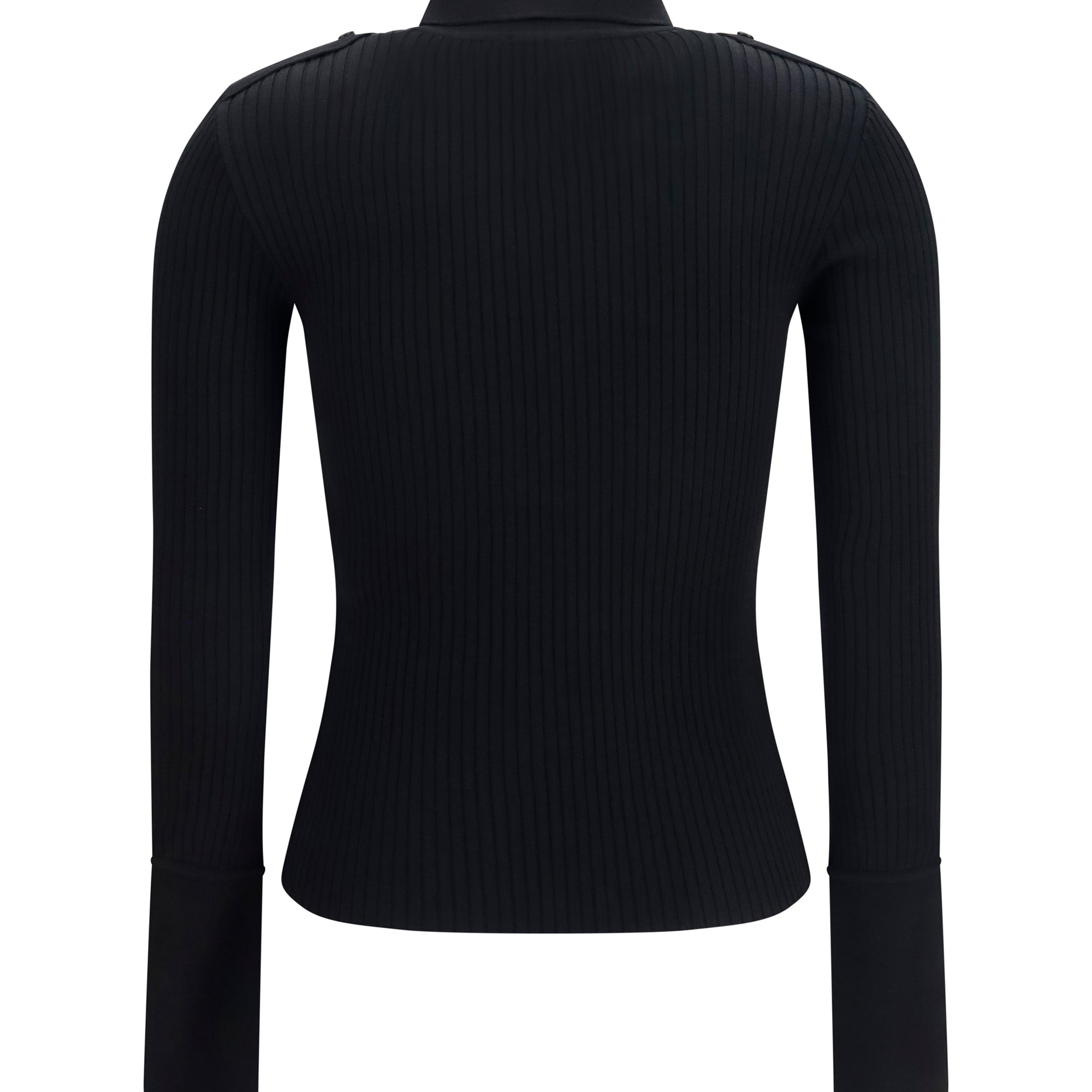 Ribbed knit Polo Shirt