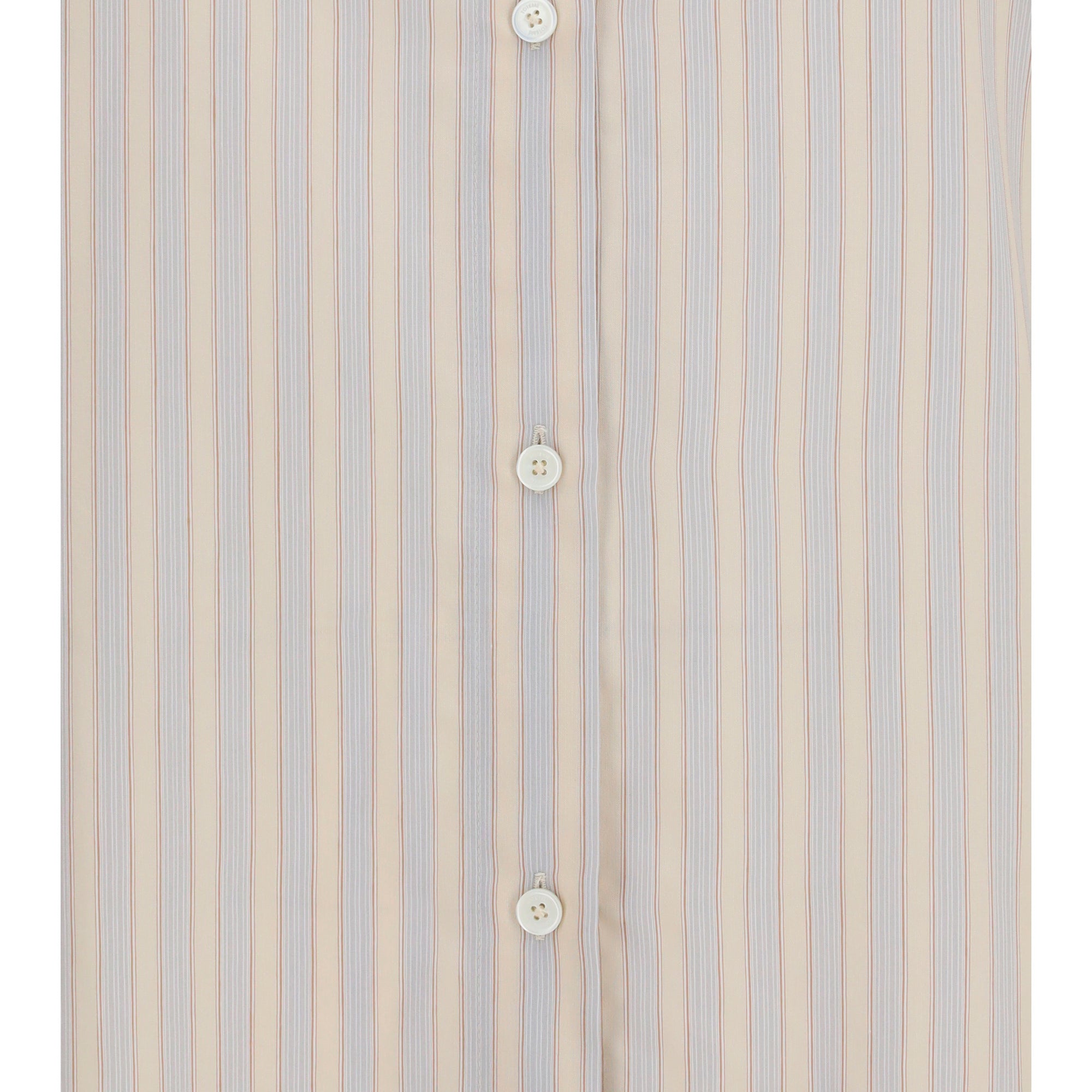 Oversized striped Shirt in cotton
