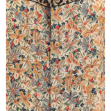 Short-sleeve floral and leopard print Shirt