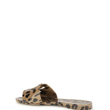 Rubber Sandals with leopard print