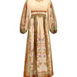 Indra elasticated waist maxi Dress