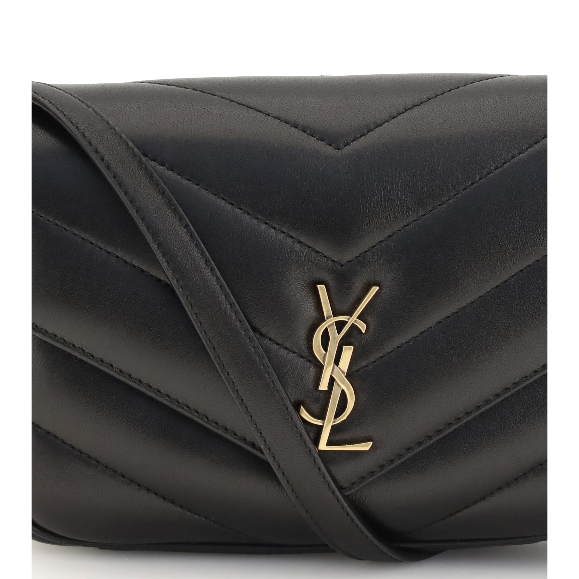 Loulou Cassandre Toy lambskin Shoulder Bag
