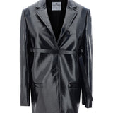Vinyl Blazer Jacket