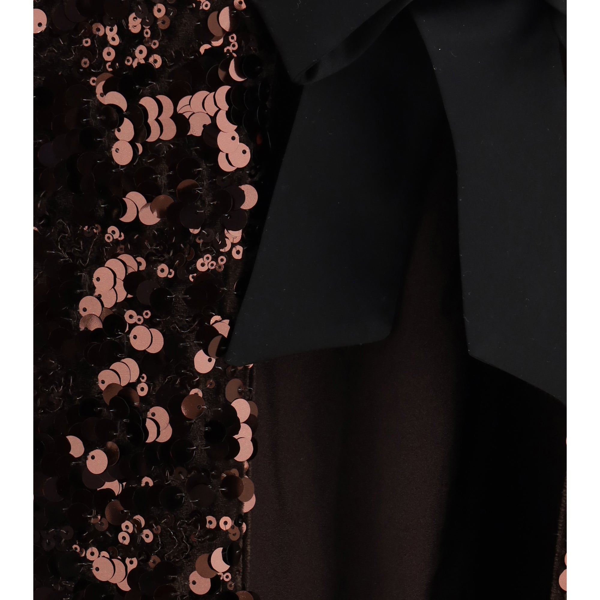 Sequin Top with bow back