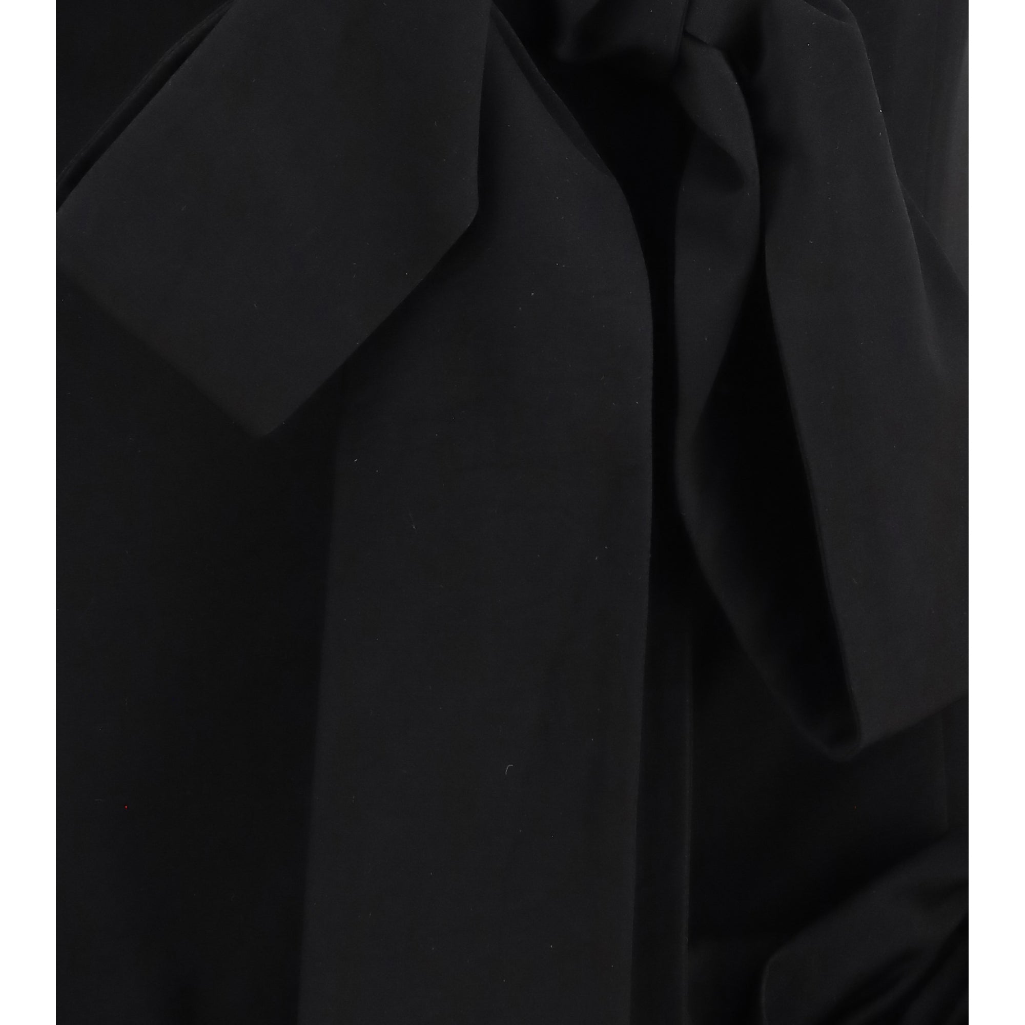 Midi Dress with draped shawl collar