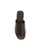 Riding calfskin Sandals with monili