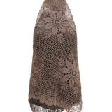 Crochet lace high-neck Top