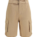 Belted button Cargo Shorts
