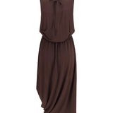 Draped midi Dress