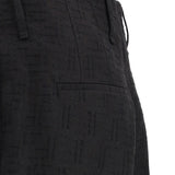 FF pattern linen Pants
