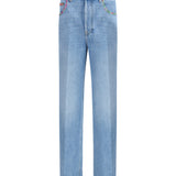 Jeans with floral details