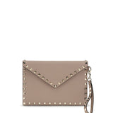 Rockstud Pouch in leather
