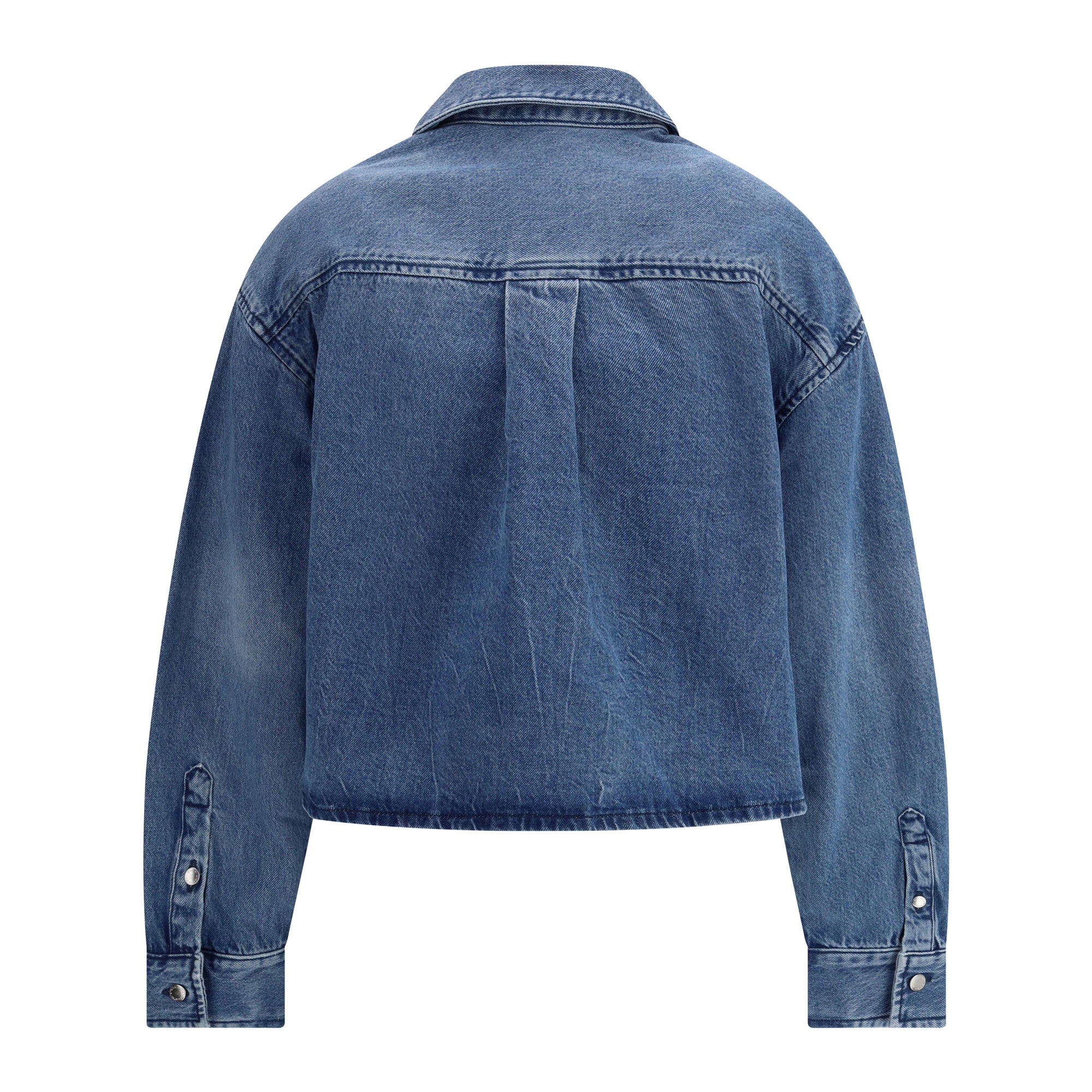 Cropped denim Shirt