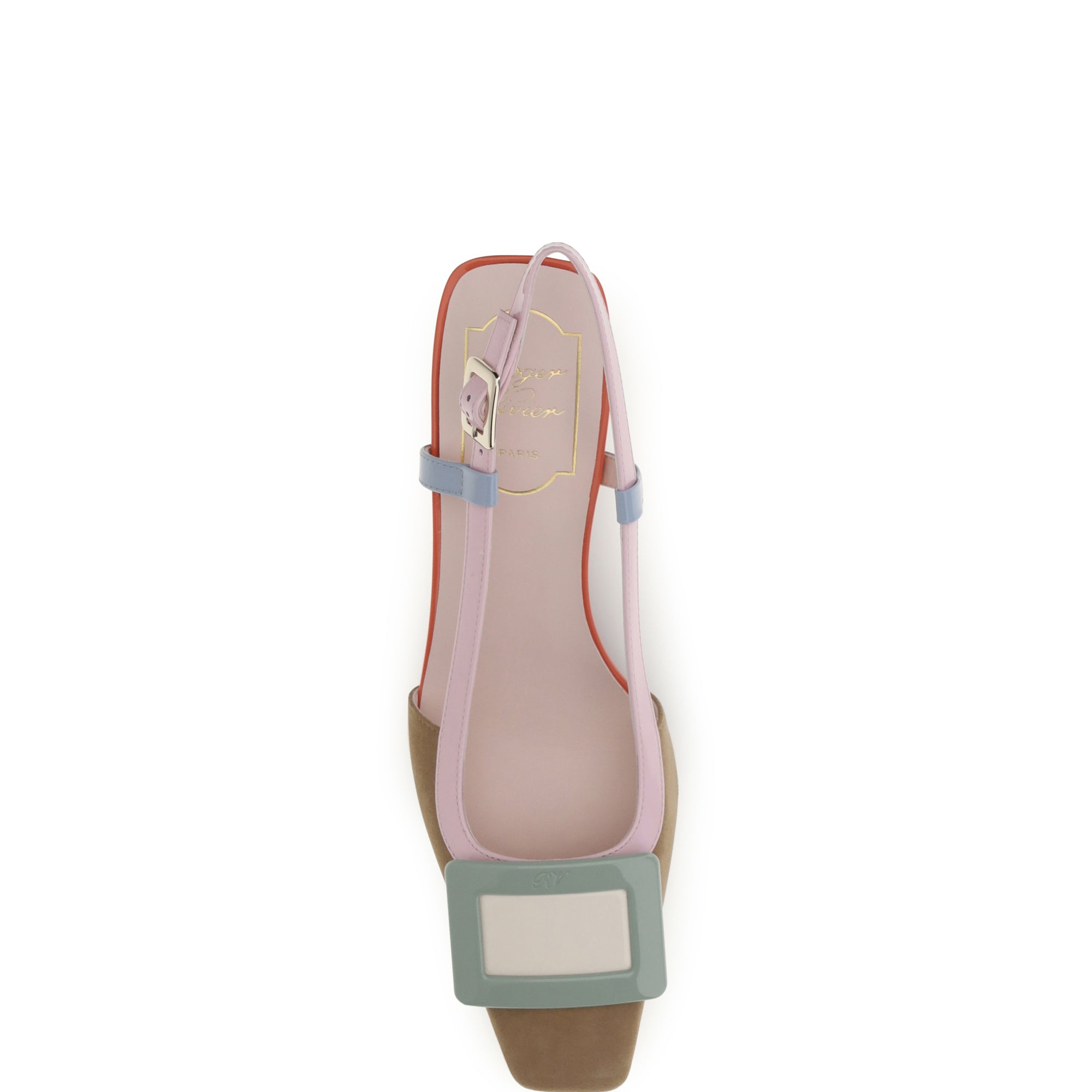Suede Belle Vivier slingback Pumps