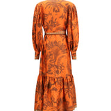 Monkey Dance Silk Shirtdress