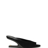 Suede open-toe Mules