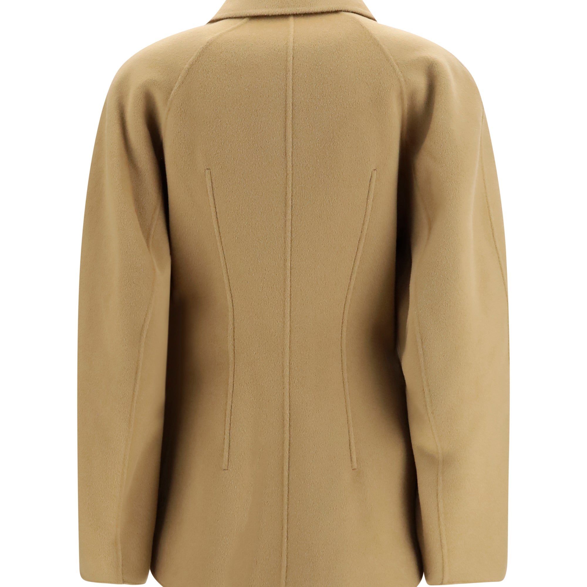Sculptural oversized-sleeve Jacket