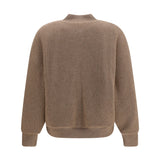Ribbed cashmere Bomber