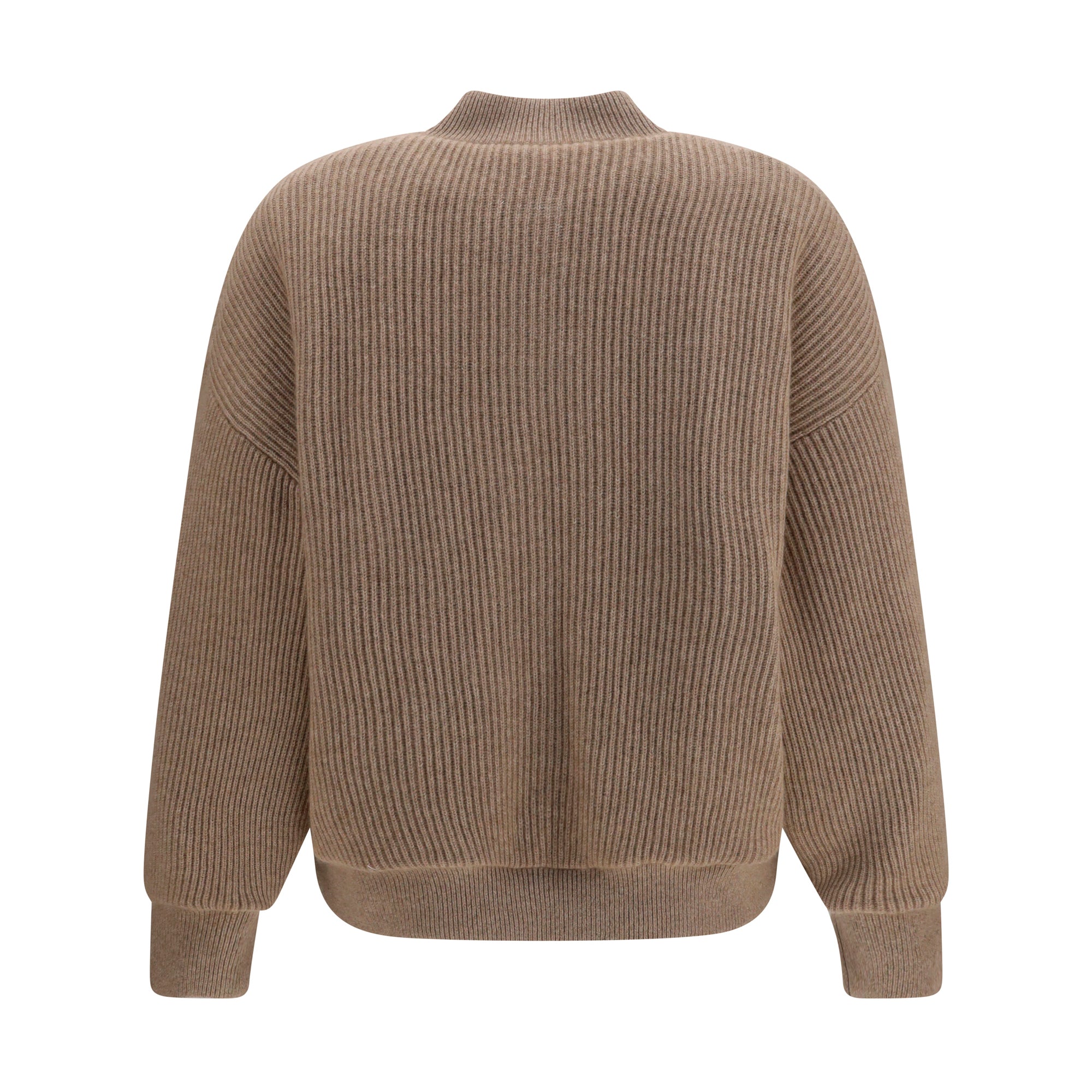 Ribbed cashmere Bomber