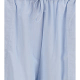 Cotton and linen blend palazzo Pants
