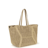 BC Duo Shoulder Bag in raffia
