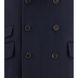 Double-breasted wool Coat