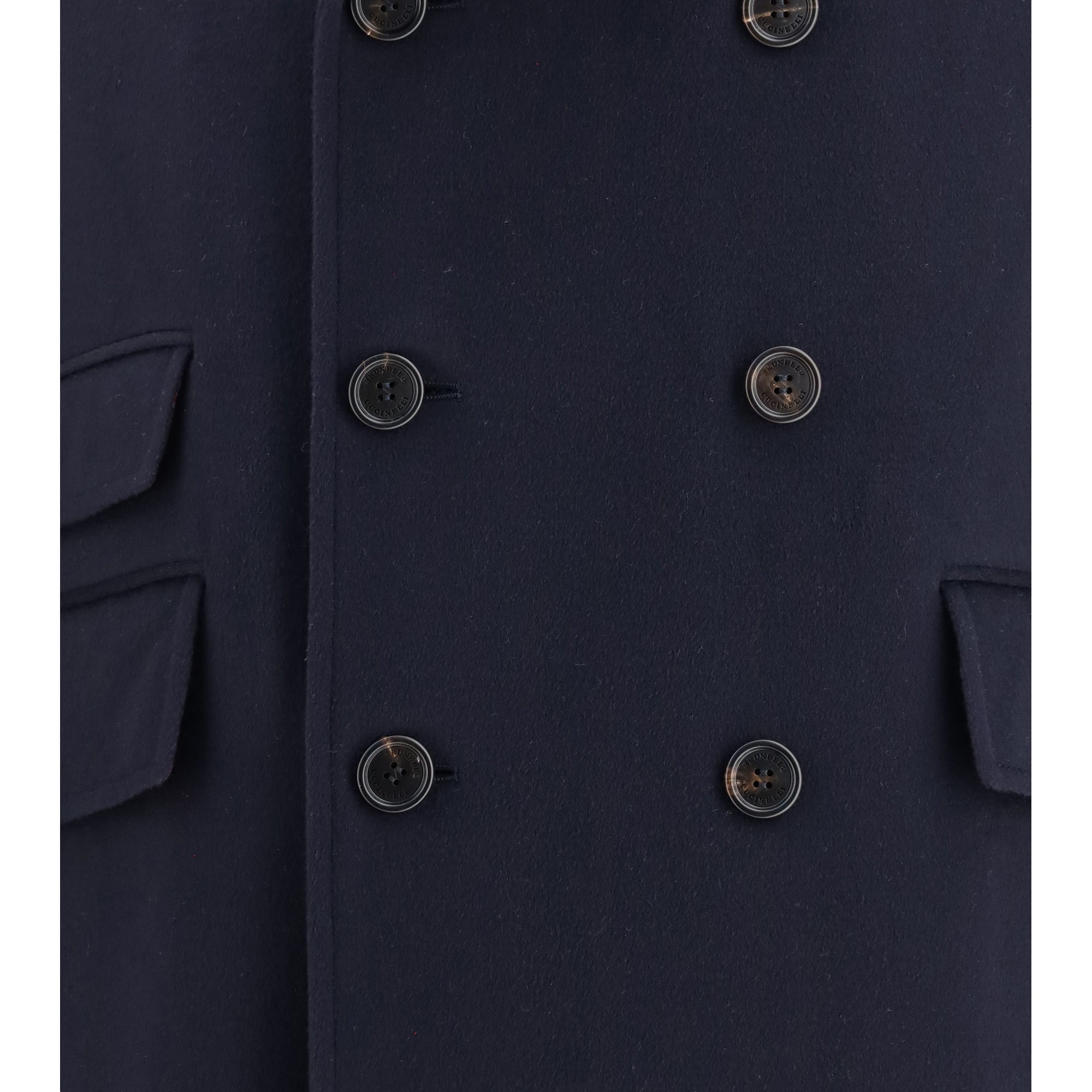 Double-breasted wool Coat