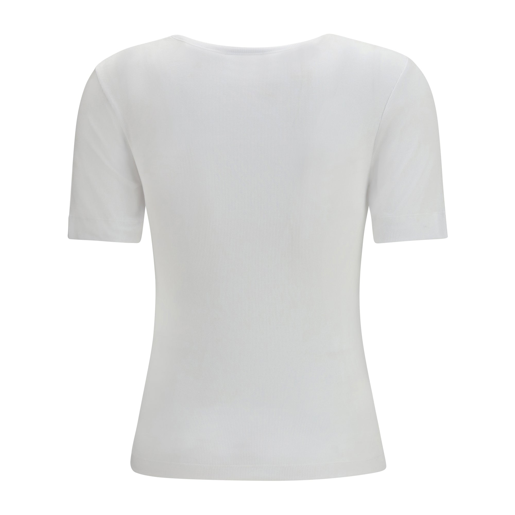 Ribbed cotton T-shirt