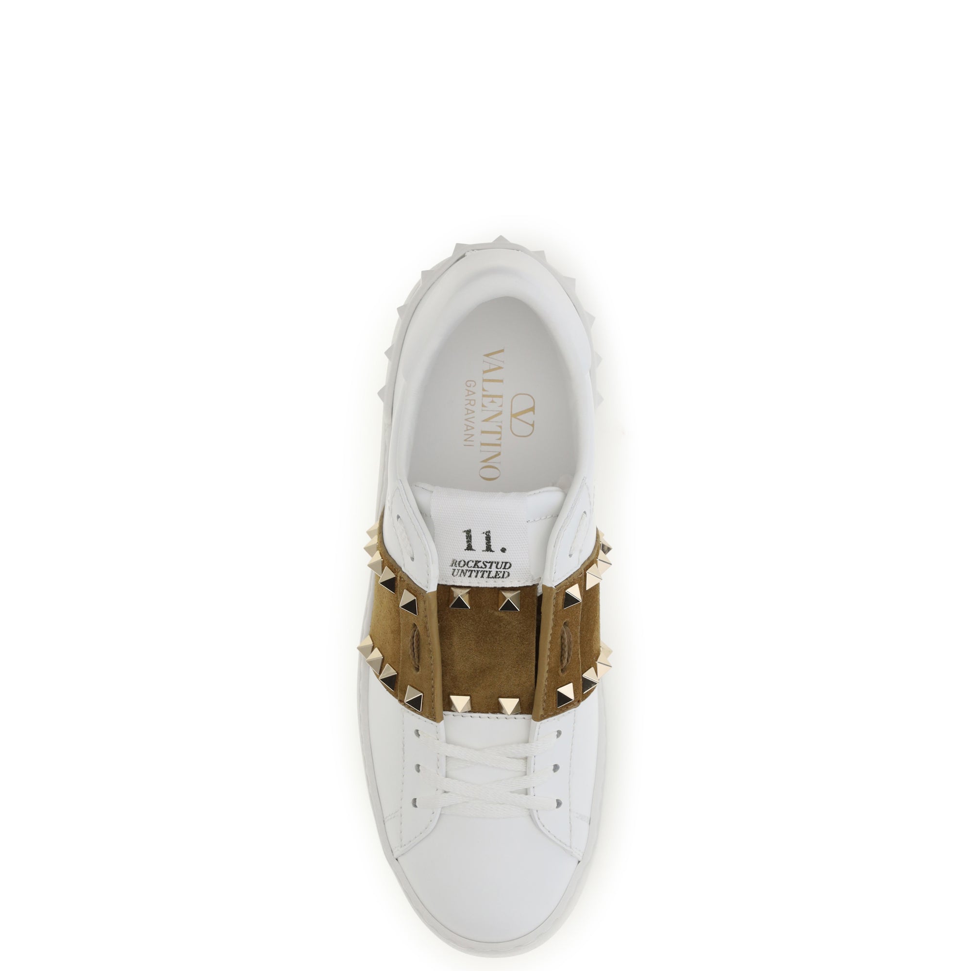 Rockstud Untitled Sneakers with suede band